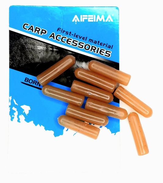 Відбійник короповий Feima A025 гумовий Long Buffer Beads 25 мм Brown (10 шт.) A02510 фото