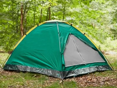 Палатка кемпинговая однслойная 2-х местная LANYU LY 1626 размер 210*150x130 см ly1626 фото