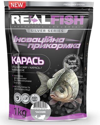 Прикормка рыболовная Real Fish 900 гр Карась Чеснок 13 фото