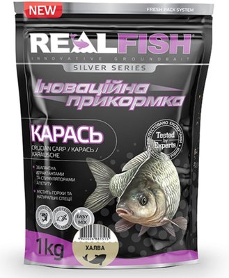 Прикормка рыболовная Real Fish 900 гр Карась Халва 16 фото