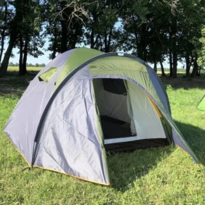 Палатка кемпинговая трехместная 420*220*170 см LANYU LY 1677D 1677D фото