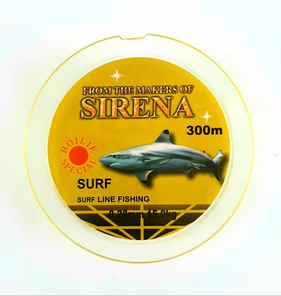 Карповая леска Shark Sirena 300 метров флюорисцентная желтая 0.26 мм 13.0 кг SSi-26 фото