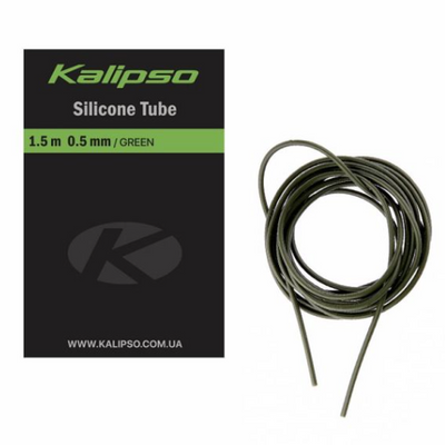 Трубка Kalipso Silicone tube 1.5 m 0.5 mm green 16060118 фото