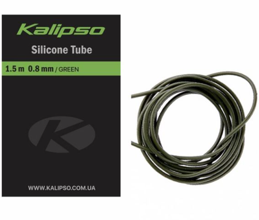 Трубка Kalipso Silicone tube 1.5 m 0.8 mm green 16060120 фото