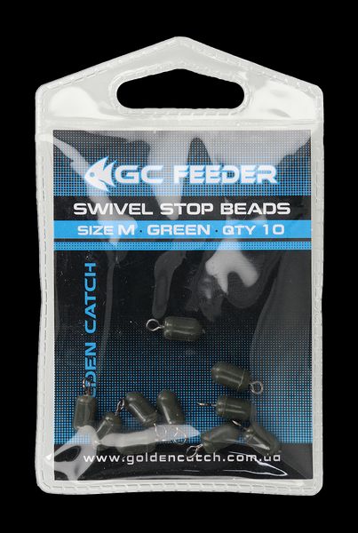 Отбойник для карповых и фидерных монтажей GC Swivel Stop Beads M(10шт) 1665226 фото