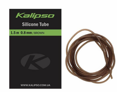 Трубка Kalipso Silicone tube 1.5 m 0.8 mm brown 16060119 фото