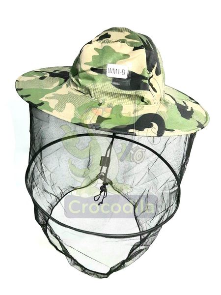Шляпа накомарник с антимоскитной сеткой для охоты и рыбалки EOS WM1-B wm1b фото