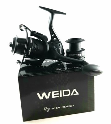 Фидерная катушка Weida ( Kaida) HO40A с конусной низкопрофильной шпулей 3+1, фидерная ловля ho4000 фото