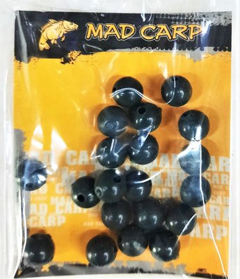 Стопорная бусина Mad Carp 8 мм 20 штук черная 111123820 фото