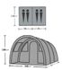 Палатка кемпинговая двухслойная четырехместная Lanyu 1801 1801 фото 2